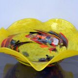 Bol de table multicolore en verre de Murano du milieu du siècle
