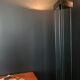 Halogen floor lamp glass and metal. 1980