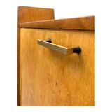 Vintage 1950s asymmetrical wall-mounted secretary desk