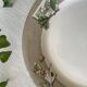 8 grandes assiettes plates en faïence de gien