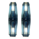 Pair of wall lights attributed to Veca for Fontana Arte, 70s