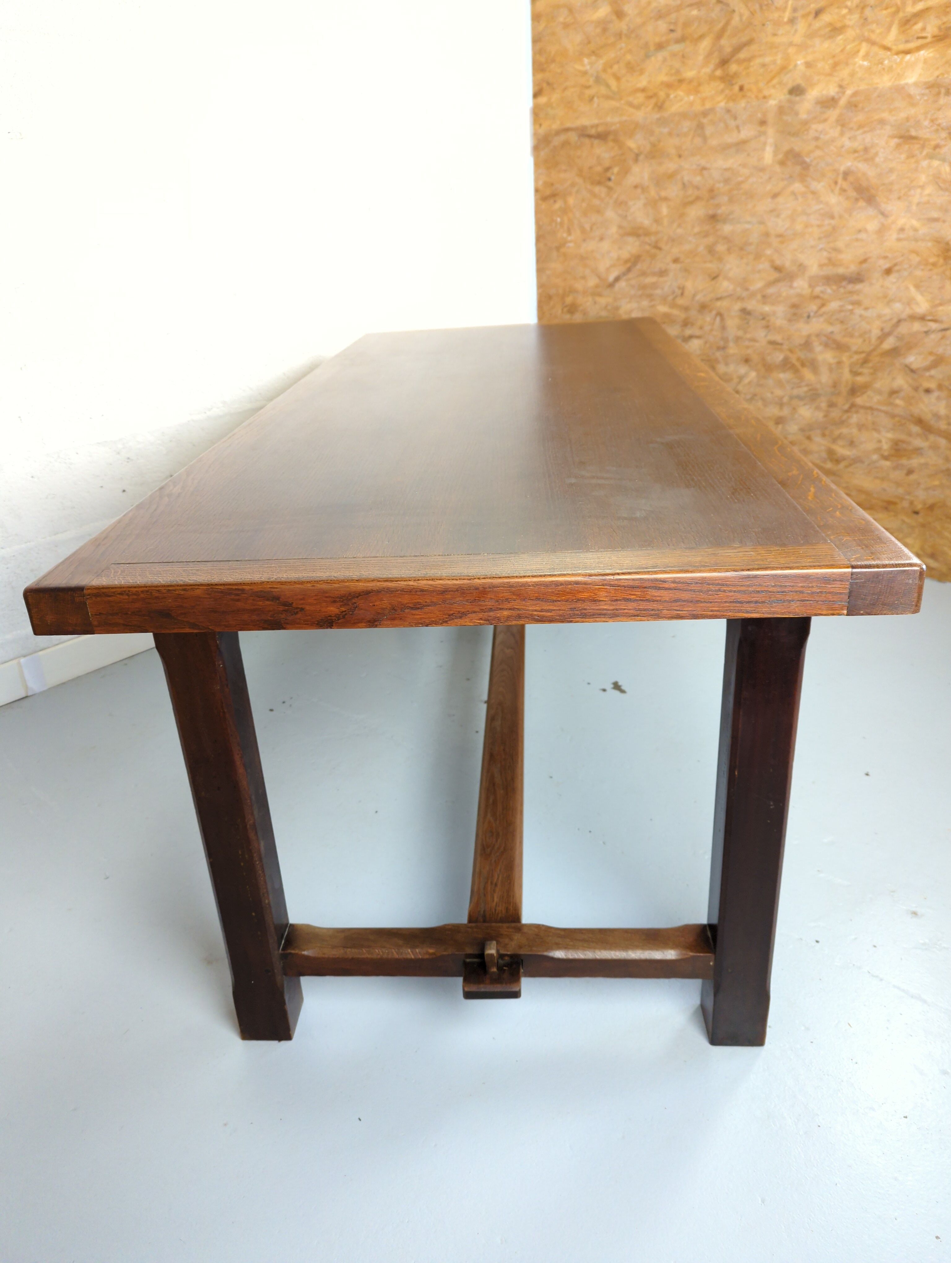 Oak farmhouse table