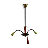 Vintage coloured spider chandelier 1950s