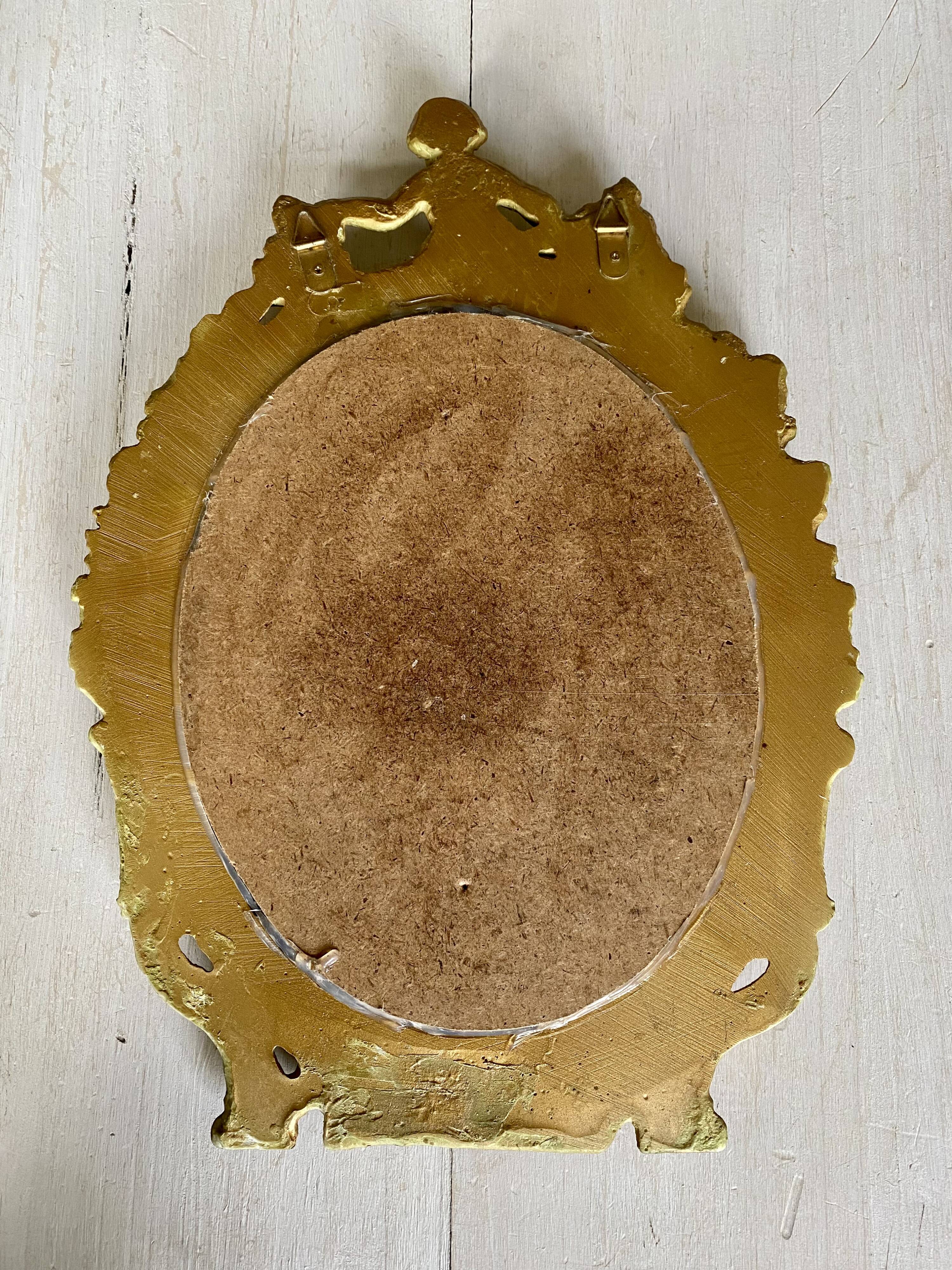 Gilded plaster frame