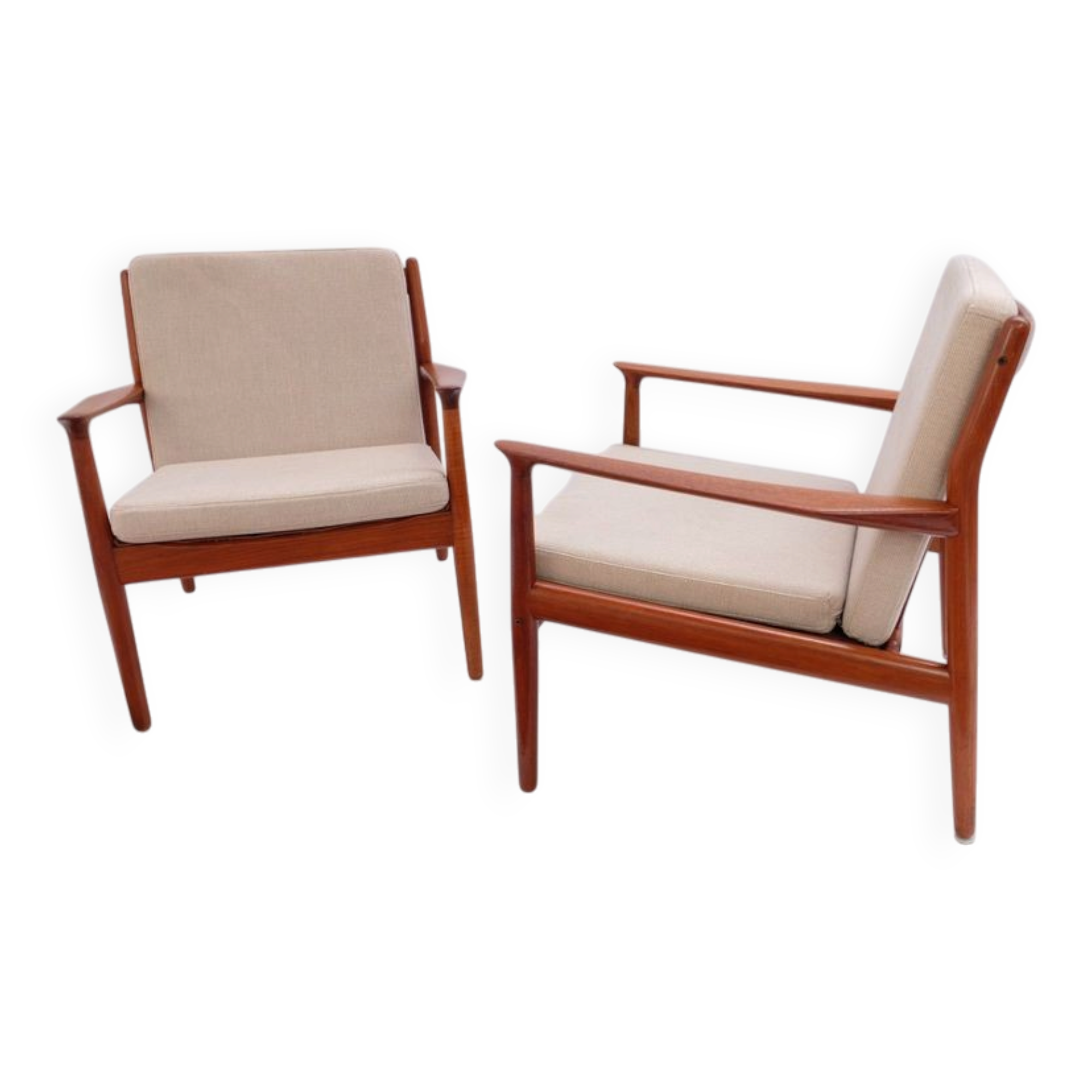 Easy Chair Svend Aage Eriksen in teak, 1960s-70s.