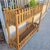 Wooden planter on stand