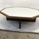 Table basse hexagonale en wengé 1960