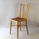 Chaise bistrot Thonet N°115 vers 1900 assise bois thermoformée