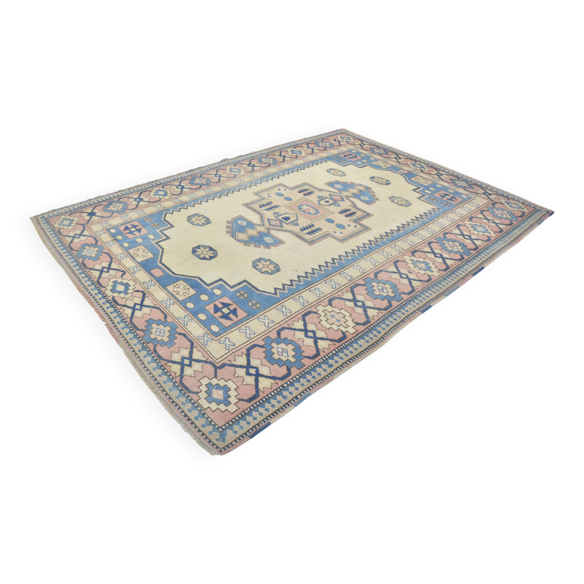 Large Vintage Oushak Rug sku 3520