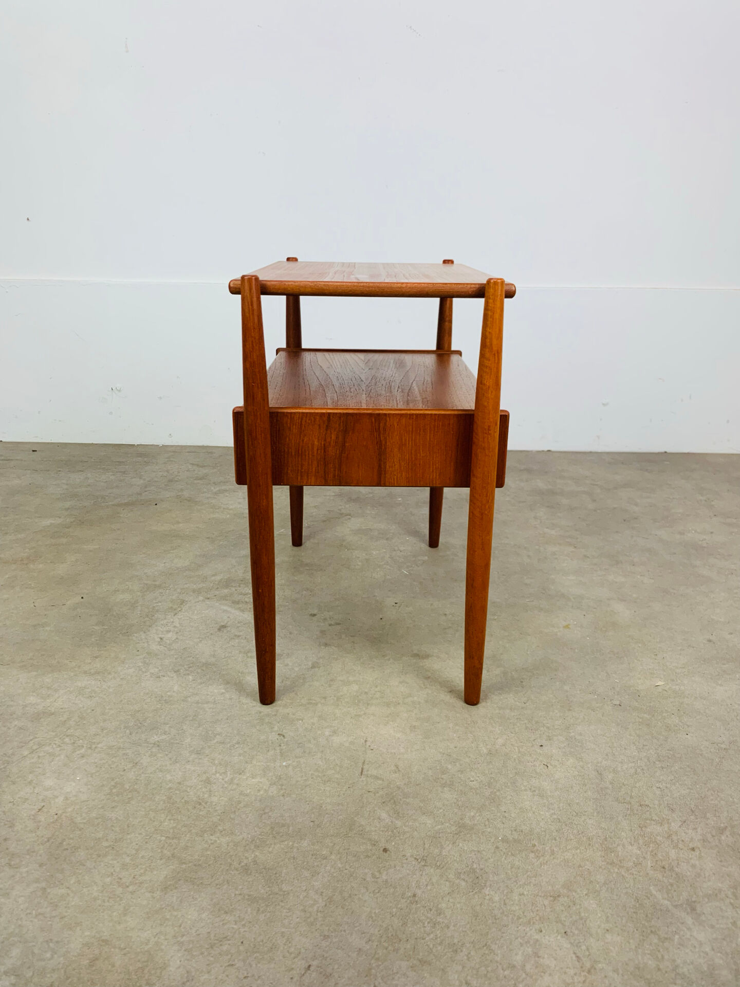Scandinavian teak bedside table, 1960s