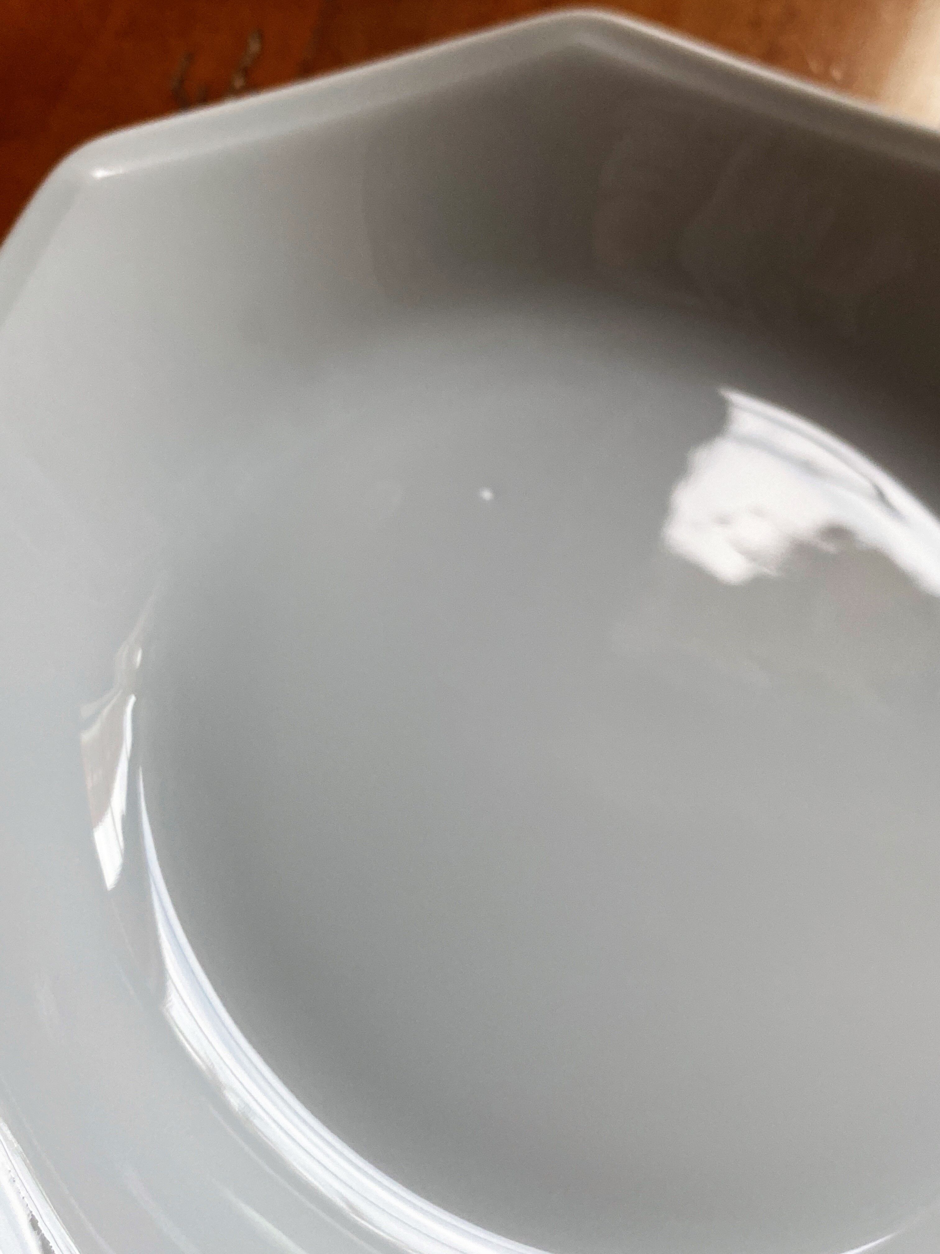 6 hollow plates in Limoges porcelain