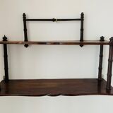 Small old shelf in wood and bamboo, 1900