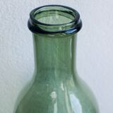 Bonbonne en verre soufflé verte