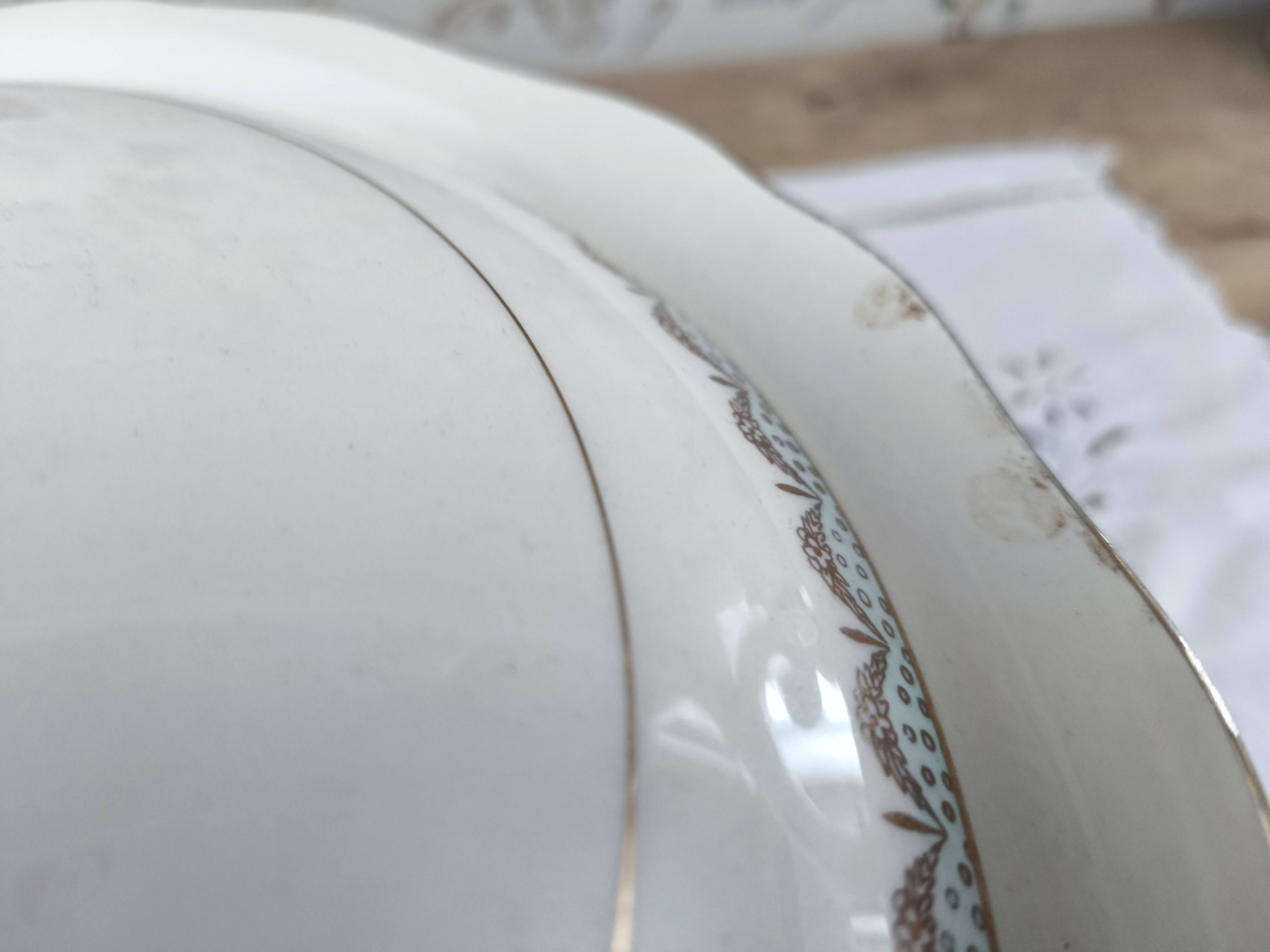 Longwy France earthenware soup tureen, Trianon model