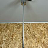 60s 70s Chandelier Huge Chandelier Pendant Lamp Limburg Glass & Chrome Design