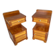 Art Deco bedside tables in pairs