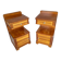 Art Deco bedside tables in pairs