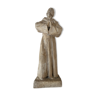 Statut saint en plâtre