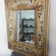 Small mirror bevelled frame painted 1970