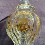19th century orientalist crystal bottle
