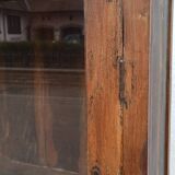 Armoire ancienne vitrée en bois