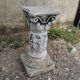 Vintage antique stone Medici garden planters