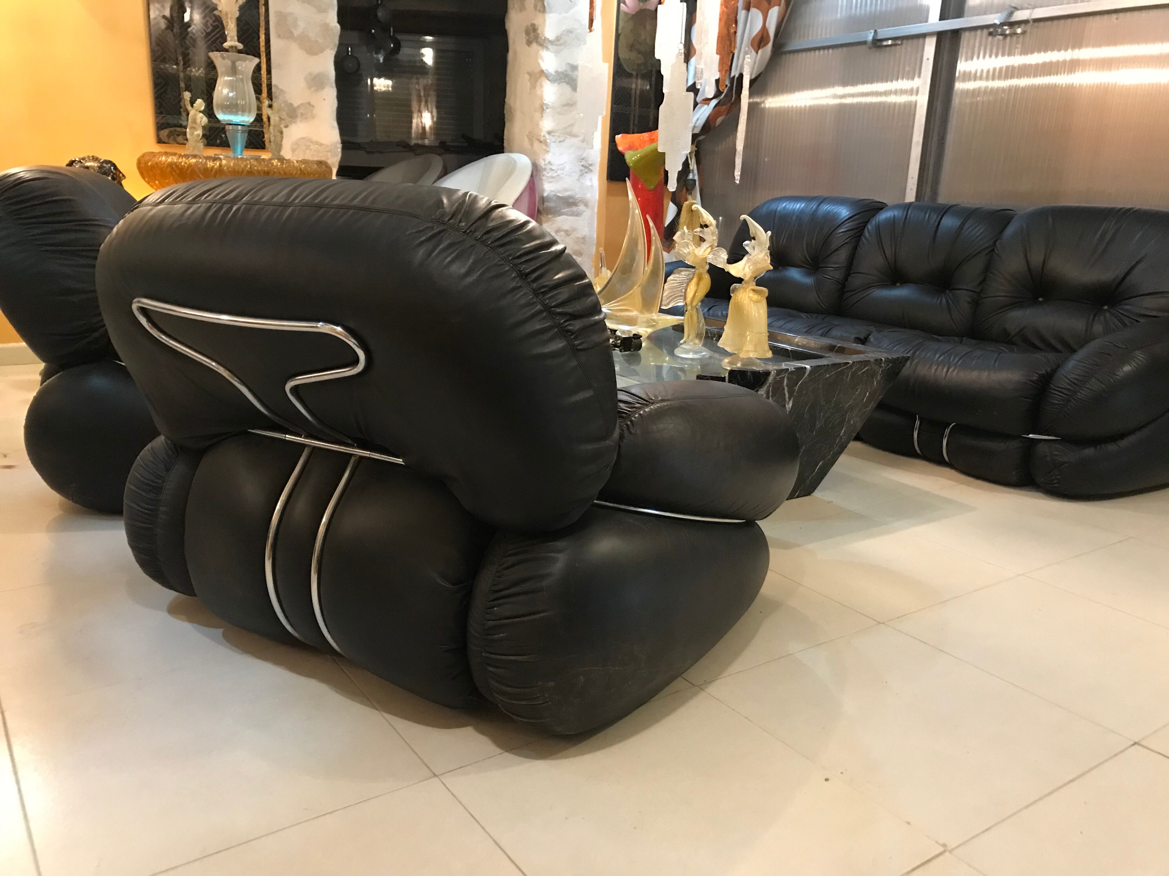 Paire de fauteuils Adriano Piazzesi