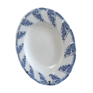Ancien plat en terre de fer, Vermont et Blanchet