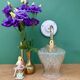 Vintage glass tulip wall light
