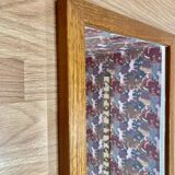 Large Scandinavian design mirror from the 1960s.