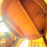 Louis XVI round table in solid wood – extendable to 210 cm – 2 extensions