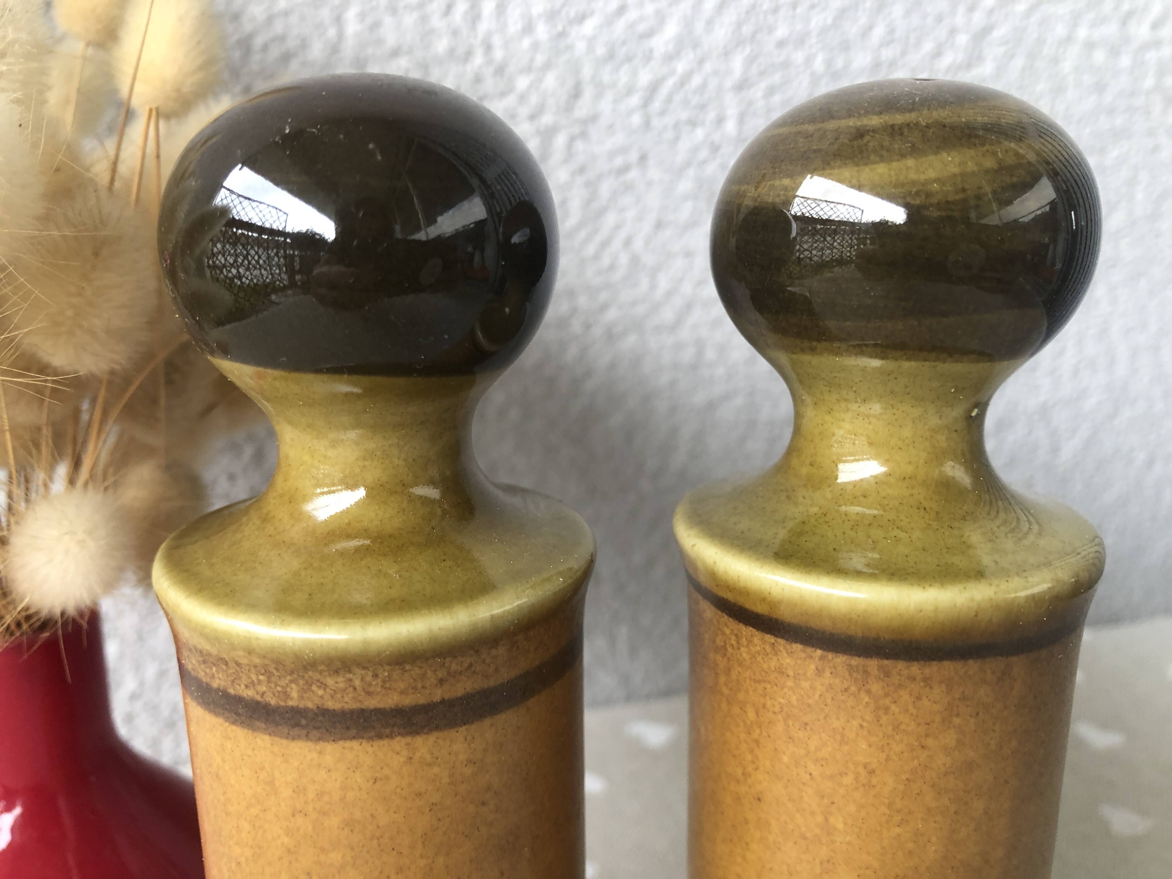 Goebel duo of salt and pepper shakers - Vintage German ceramics from 1970