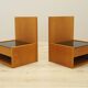 Set of hanging bedside cabinets, Danish design, 1960s, designer: Hans J. We