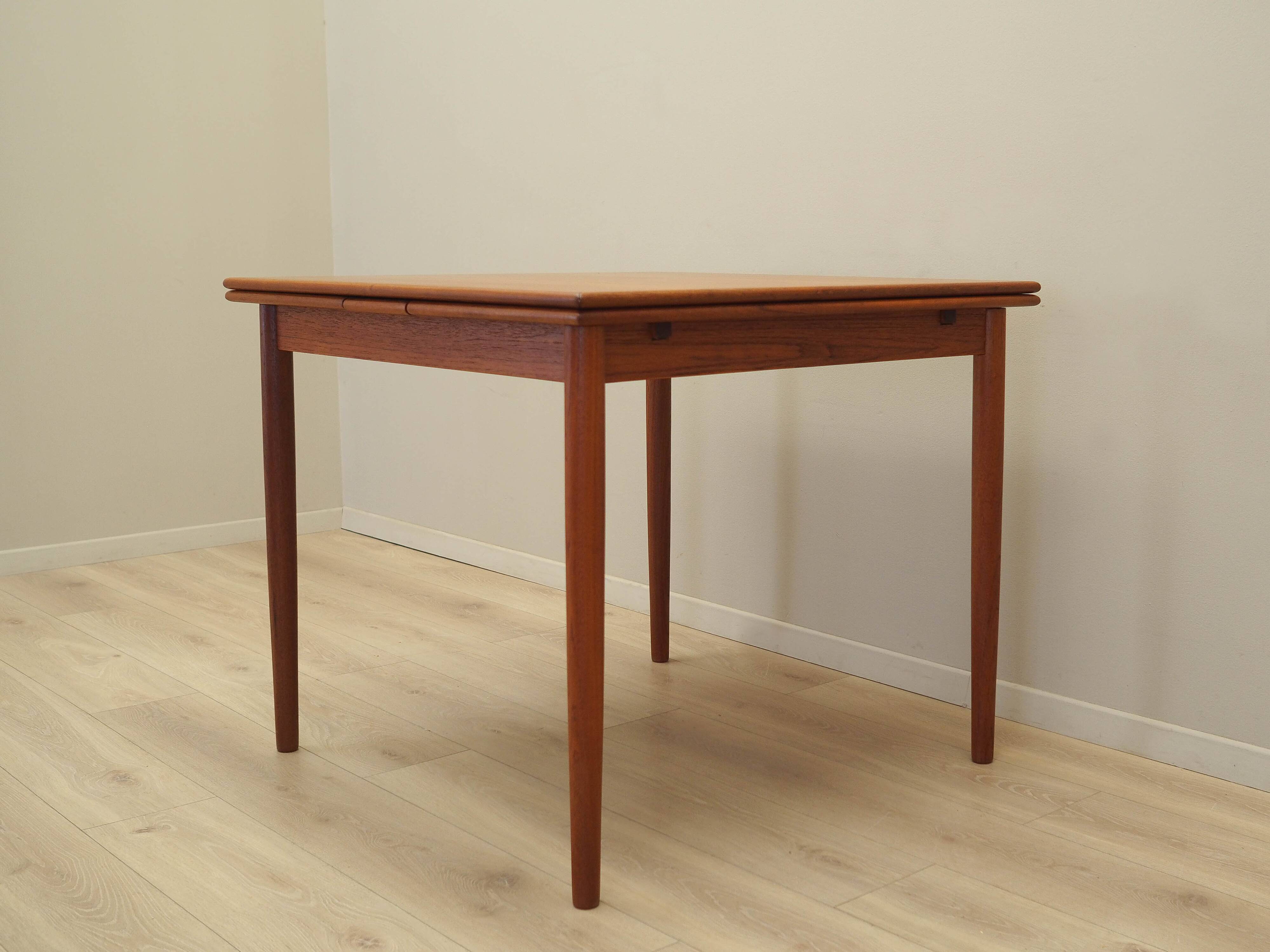 Teak table, Danish design, 1970s, production: Denmark