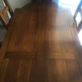 Solid oak monastery table