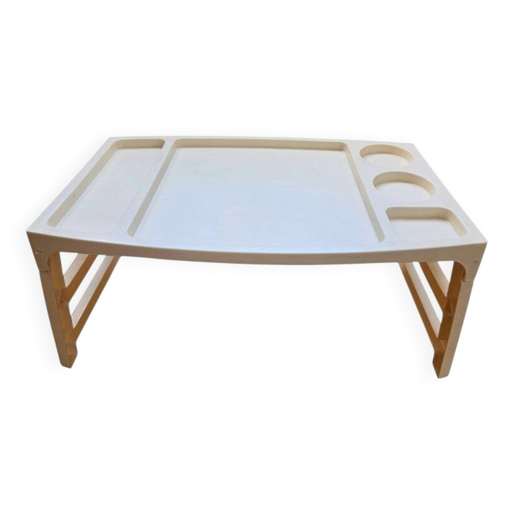 Midcentury Folding Bed Breakfast Table Tray Dansol, Canada, 1970s