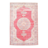 Red & Cream Classic Turkish Vintage Rug, 205x310Cm
