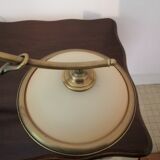 Lampe de billard en laiton et verre
