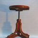 Piano stool / swivel stool, J. & J. Kohn company, antique bentwood stool, circa 1900