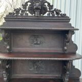 Monumental hunting buffet in carved oak