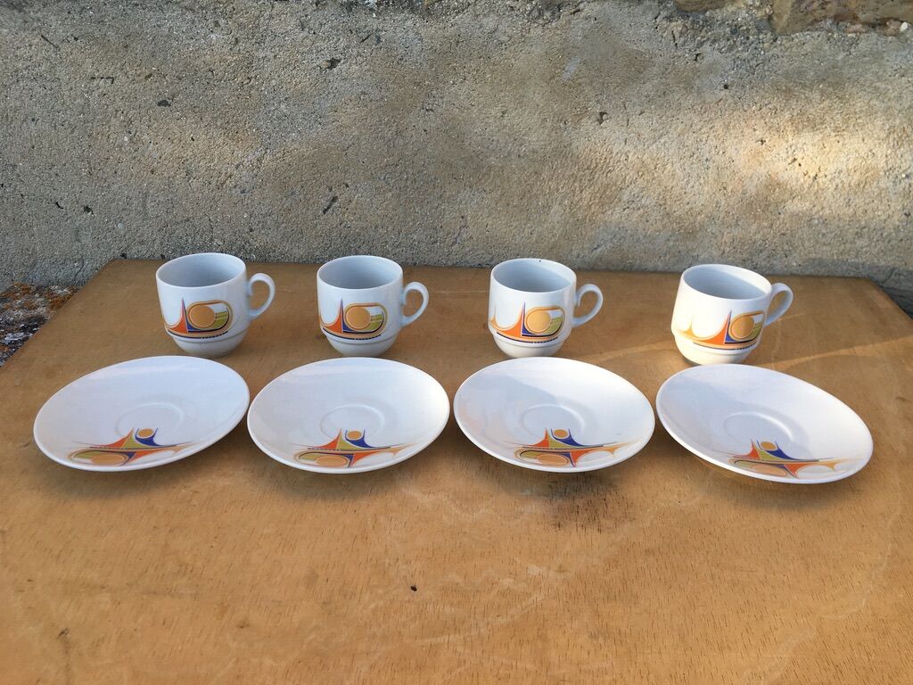 Porcelain coffee service "ANCAP" made in Italy
