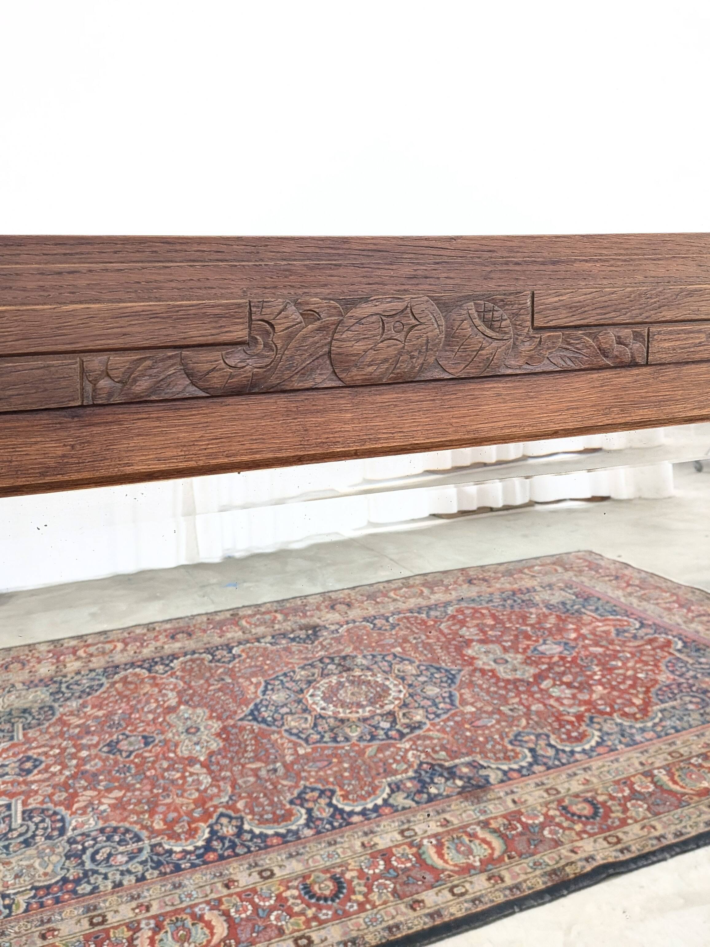 Antique Art Deco trumeau mirror