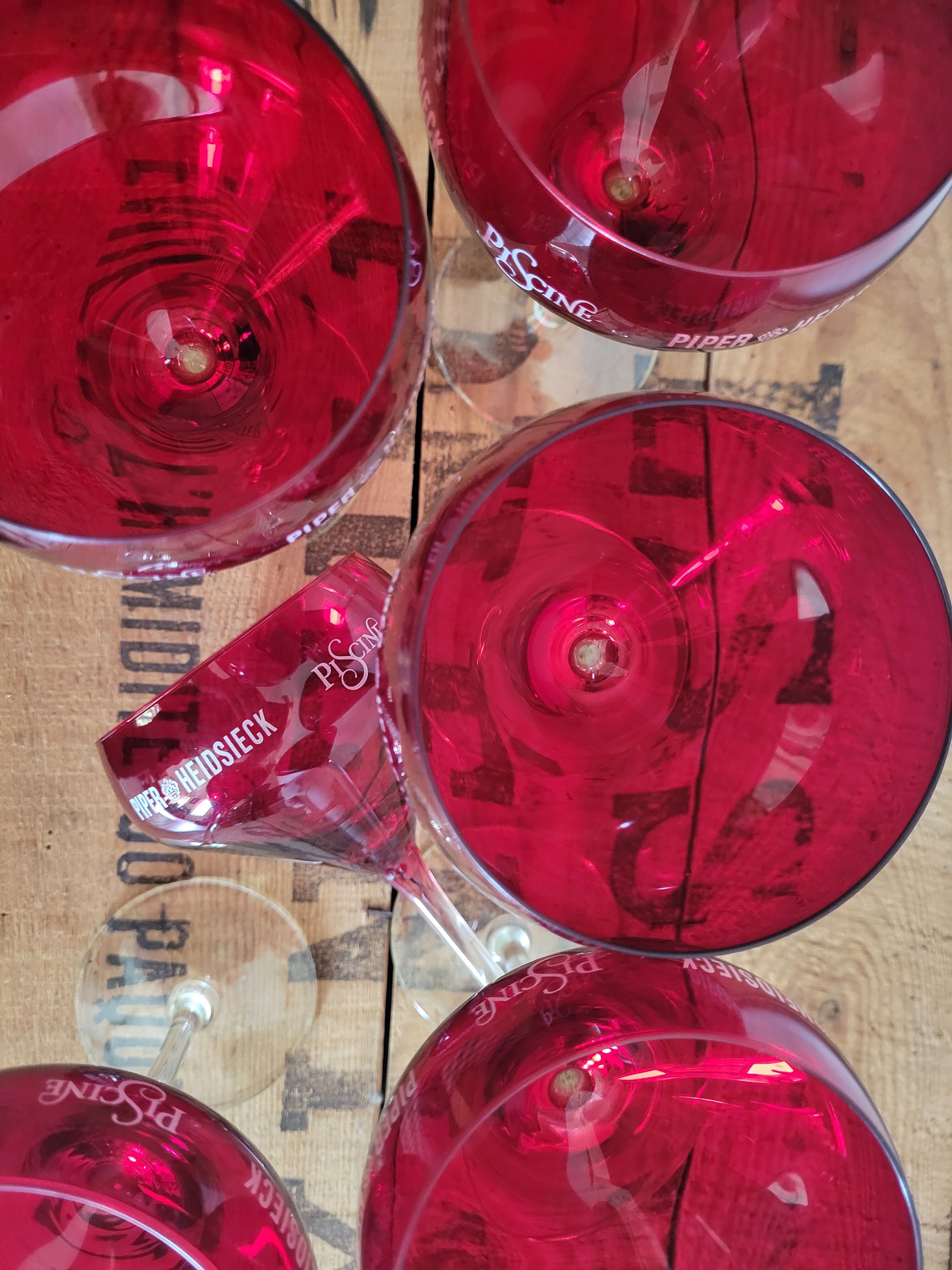 6 cups at Champagne Piper Heidsieck Swimming Pool