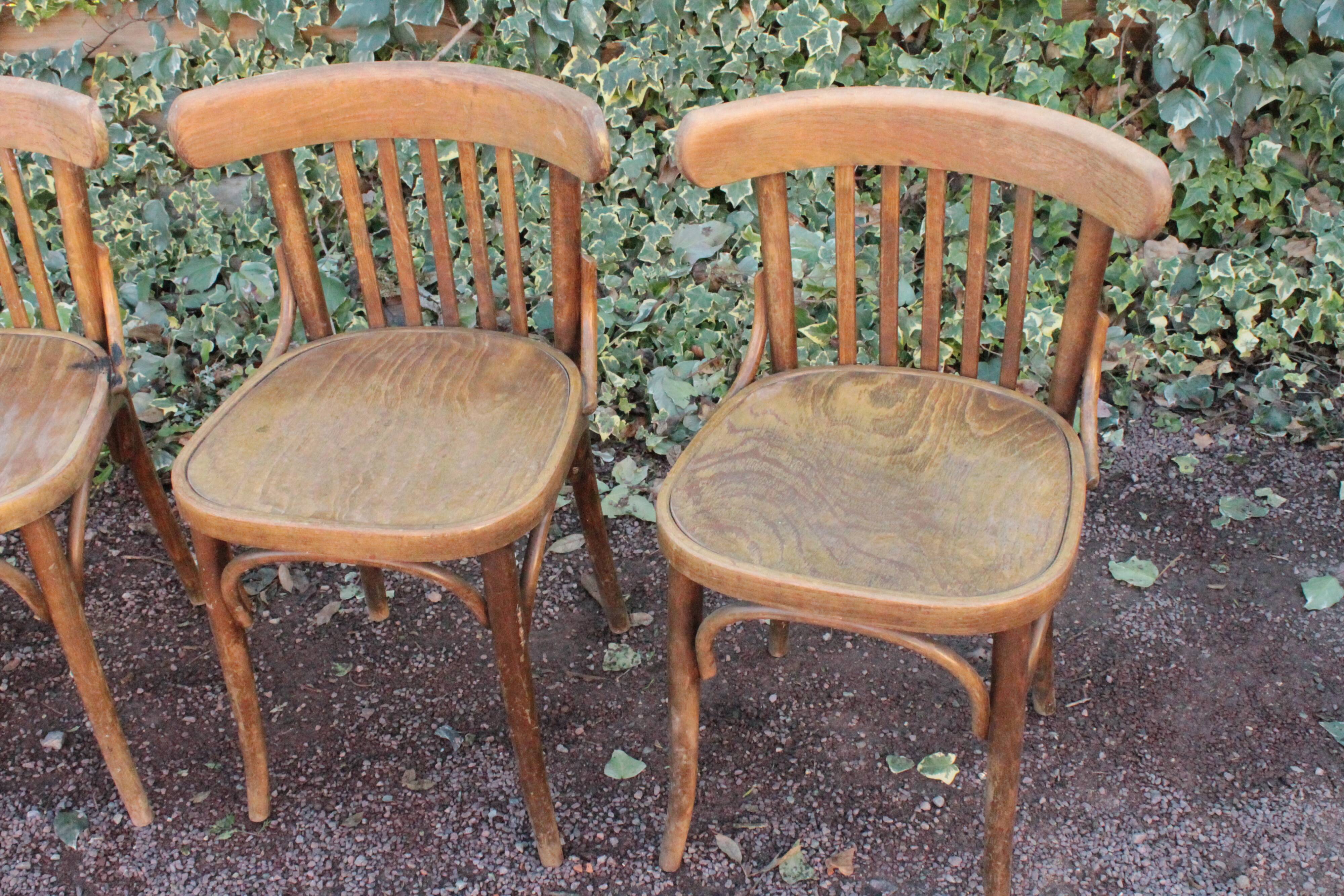 Set of 4 bistro chairs