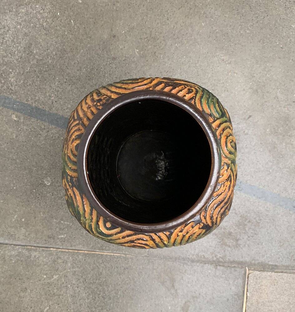 Brutalist pedestal vase by Dümler & Breiden, mid-century, 1960s.