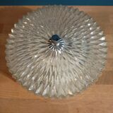 Ceiling lamp molded glass base chromed metal dp 012325