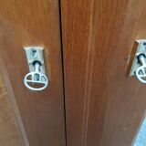 Parisian golden oak cabinet 1950