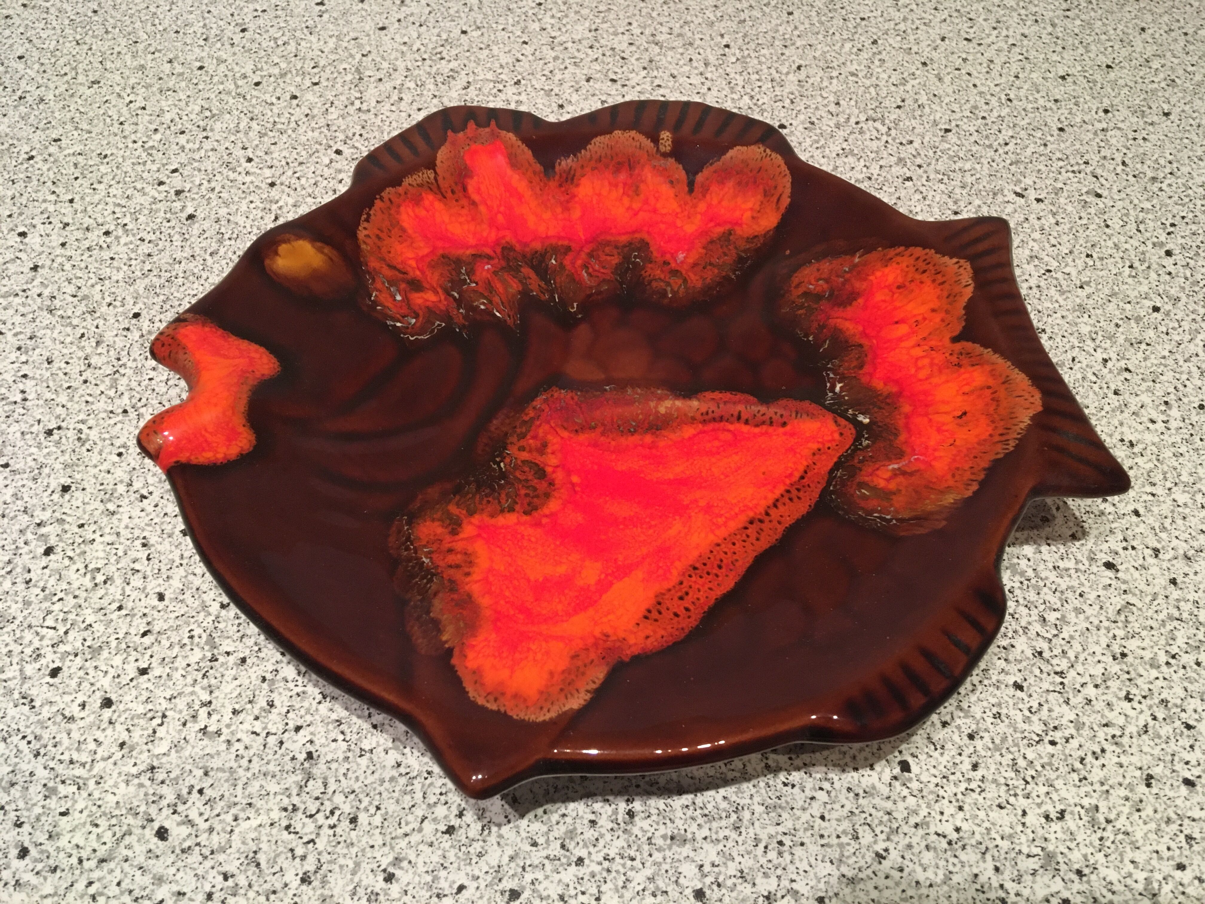 Stylized fish appetizer dish
