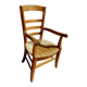 Fauteuil ancien assise paillée