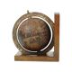 Vintage Set of Wooden Globe Bookends from the 1970s